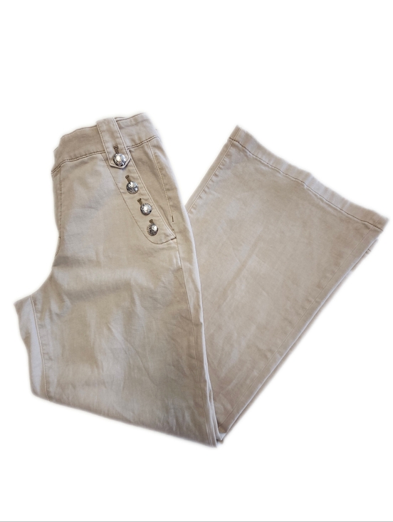 White House Black Market Pants - White House Black Market NWT High Rise Curvy Wide Leg Khaki Tan Pants. 12 CR